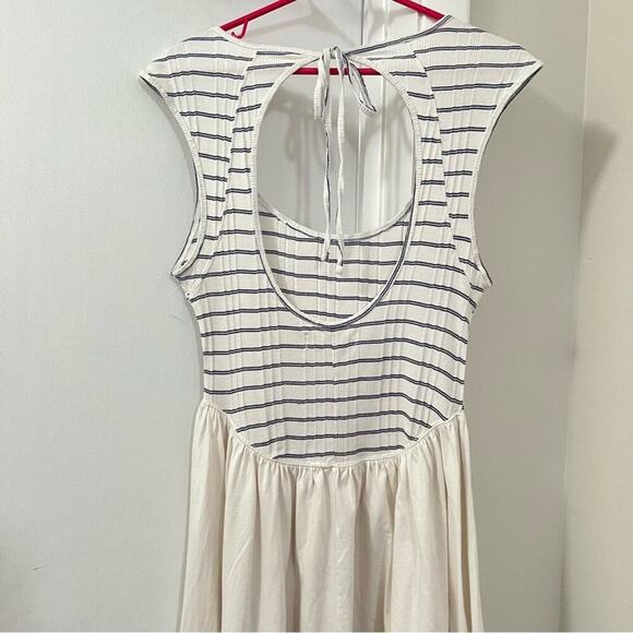 Free People Alana Open-Back Striped Midi Size Medium - Picture 9 of 13